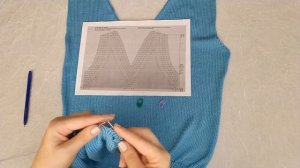 Летний топ-майка спицами. Подробный МК. Часть 2