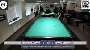 Открытый рейтинговый турнир среди ЛЮБИТЕЛЕЙ( 4 ТУР) по русскому бильярду