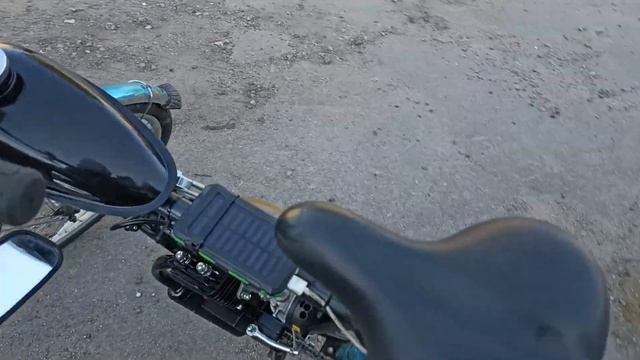 Веломотор F80.Доработки на велосипед