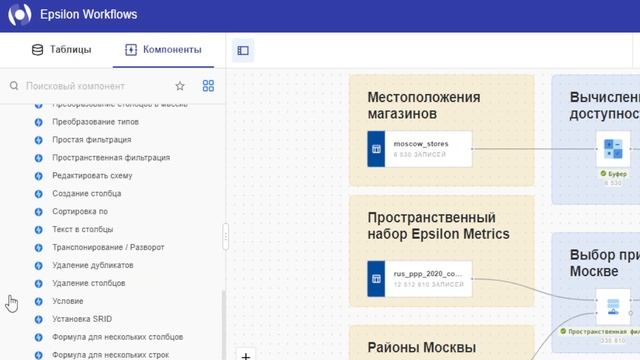 No-code аналитика с Epsilon Workflow
