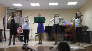 Прекрасное далеко. Ансамбль скрипок. ДШИ 8