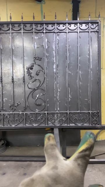 Откатные ворота с холодной ковкой смотреть онлайн