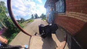 Реакция Бабушек в деревне на Моноколесо. #моноколесо #?