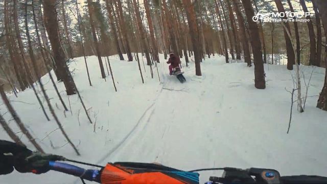 Гусянки на питбайках 125 кубиков