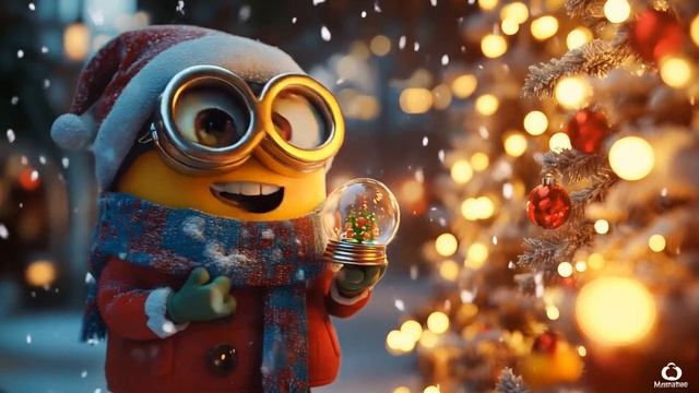 🎄🎶 Миньоны поют новогоднюю песню в костюмах диснеев