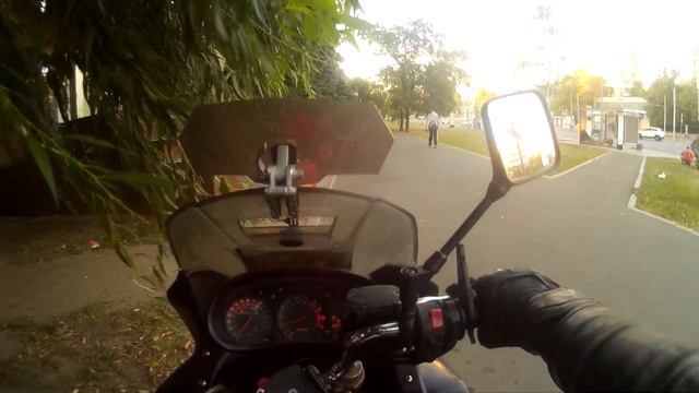 Полицейский разворот на мотоцикле от первого лица! #poli смотреть онлайн