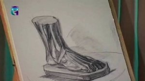 Уроки рисования # 26. Рисуем стопу человека. Часть 2