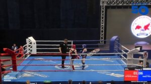 Первенство России Тайский Бокс г.Ноябрьск 2025 Доминик красный 1/8 финала соперник из Иркутска