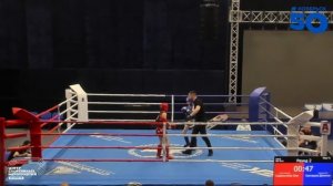 Первенство России Тайский Бокс г.Ноябрьск 2025 Доминик синий угол 1/2 финала соперник из СПБ