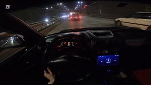 Шашки по городу от первого лица! Mitsubishi galant 8