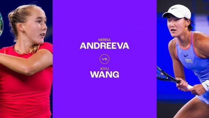 08.10.2024. Мирра Андреева - Сиюй Ван. WTA Wuhan. Mirra Andreeva - Xiyu Wang