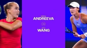 08.10.2024. Мирра Андреева - Сиюй Ван. WTA Wuhan. Mirra Andreeva - Xiyu Wang