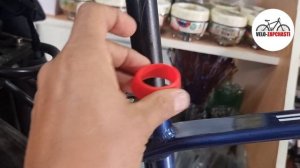 Защита штыря и каретки велосипеда от влаги.