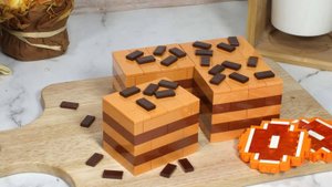 "Торт из LEGO, который хочется съесть! Шоколадно-апельсиновый обман (Stop Motion + ASMR)"