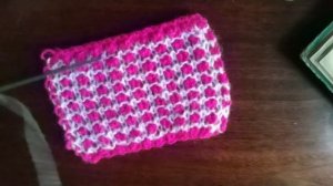 Двухцветный Узор "Мелкая клетка". Вязание с нуля. Узоры спицами. Вяжем вместе.