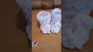 Сапожки из Ализе пуффи на 2 года ребенку.