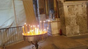 Я зажгла свечи по вашим молитвам в День святого Николая от Благодатного огня в Храме Гроба Господня