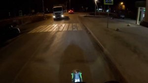 Первый раз снимаю на GoPro 12 ночью свои покатушки на Avantis