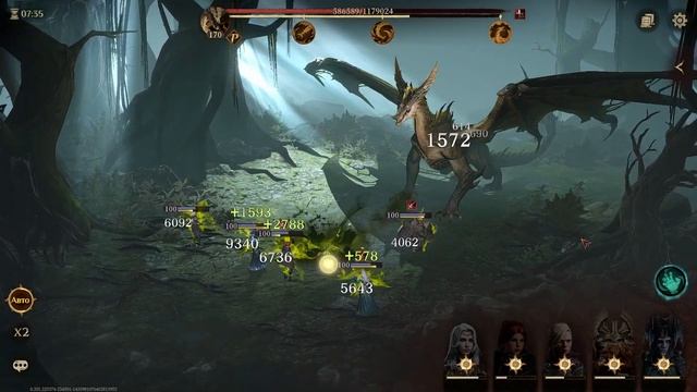 Dragonheir: Silent Gods | Змарагдис 170 лвл доступными героями смотреть онлайн