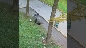 Ребёнок упал в колодец