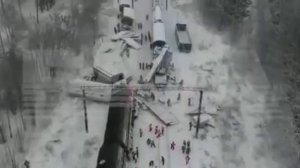 Крушение поезда в Кировской области