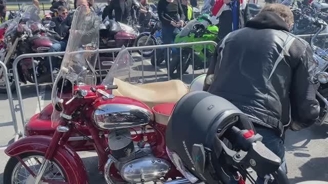 #открытие  #мотосезон2025 #санктпетербург на #jawa