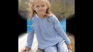 Джемпер для Девочки 3 лет Спицами - 2019 / Sweater for Girl 3 years / Pullover für Mädchen 3 Jahre