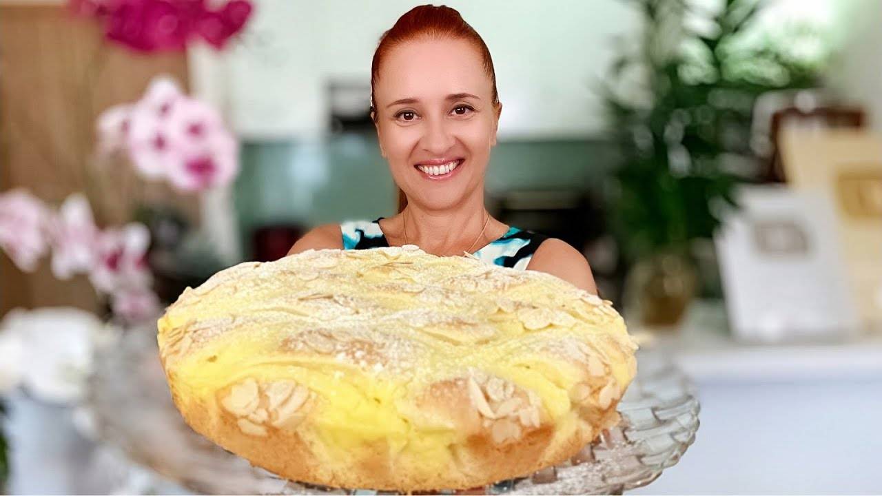 🍰ТАЮЩИЙ пирог с заварным кремом, Люда Изи Кук Выпечка как приготовить пирог как торт рецепт пирога