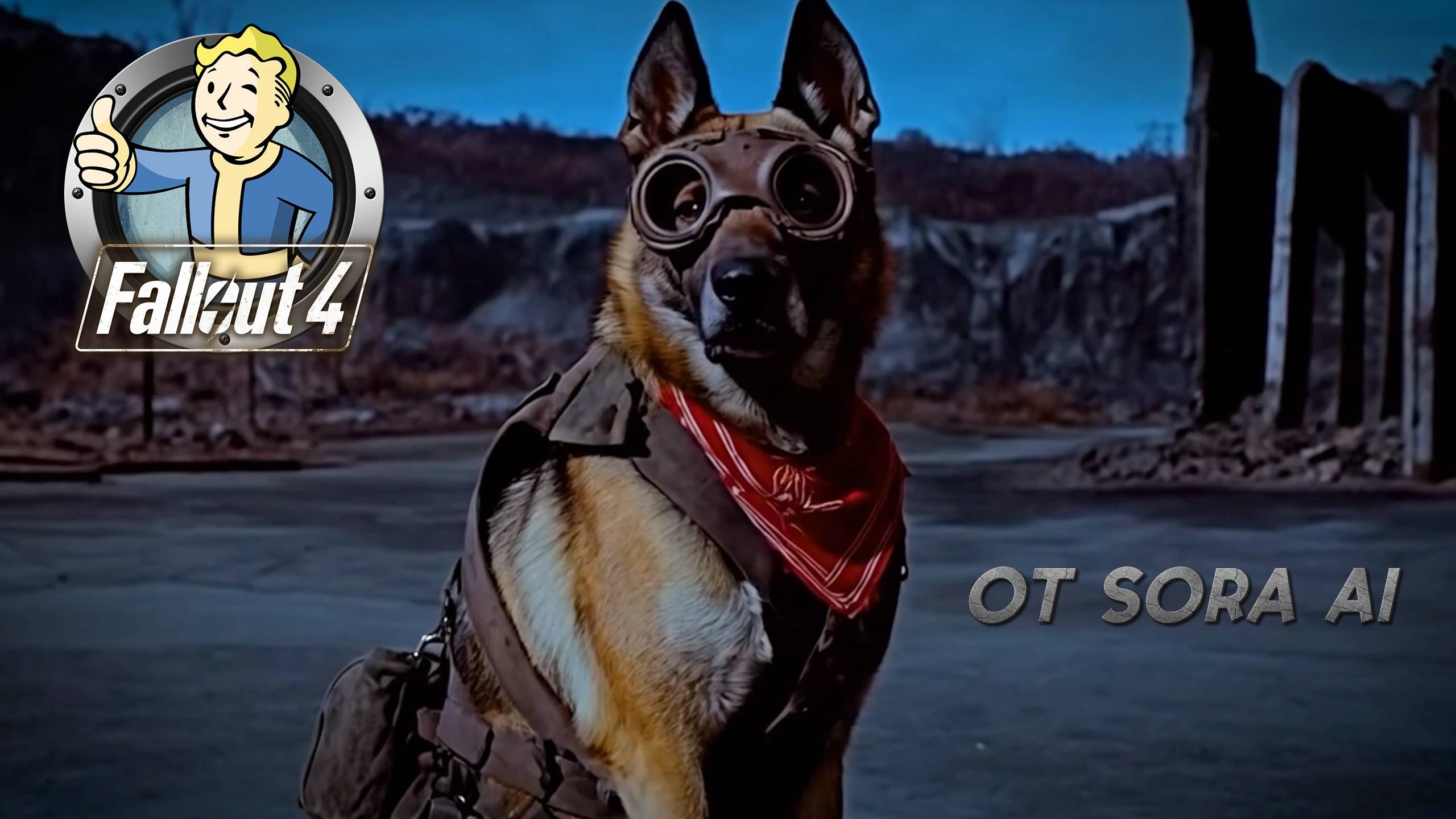 FALLOUT 4 – 1970s Movie от  Sora AI. Очередной креатив от нейросети. Знакомые персонажи и места.