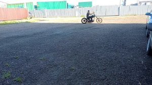 Чопер из ИЖа с двигателем от мопеда альфа своими рукам