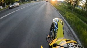 Покатушки по городу на brz x5 , kayo k1 , motoland 250