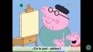Свинка Пеппа на польским языком (Рисунок)