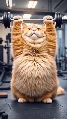 Рыжий котик готовится к лету.🐈🐱