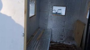 Дом на санях для снегохода