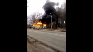 5 ноября в Хабаровске сгорел трамвай