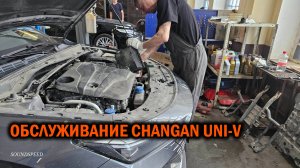 Changan uni-v. Обслуживание робота + расширенное ТО - Автотехцентр SoundSpeed