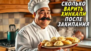 Сколько варить хинкали после закипания