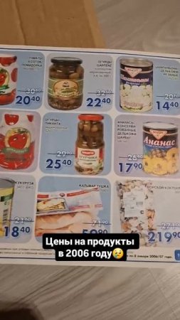 КАКИЕ БЫЛИ ЦЕНЫ В 2006 ГОДУ