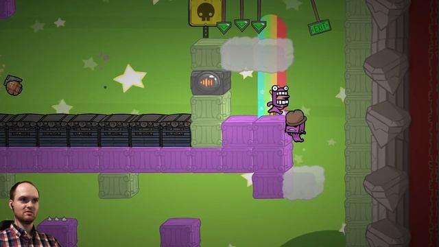 ВЕРХОМ НА ЖВАЧКЕ ► BattleBlock Theater |4| кооп прохождение