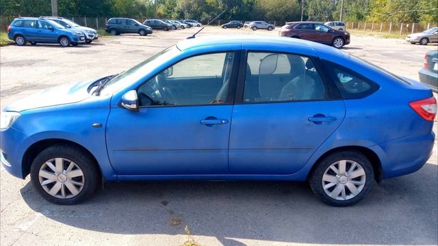 Авто Лада Гранта после прокраски своими руками - средн смотреть онлайн