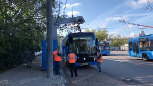 // Электробусы на маршруте 107! Поездка на электробусе К?