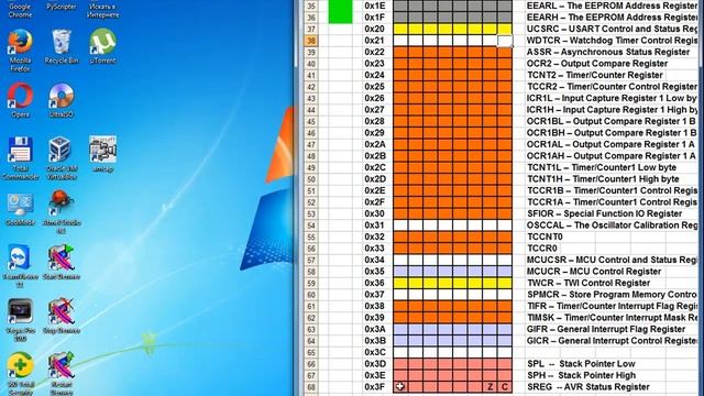 Лекция 327. Atmega 8 регистры ввода-вывода смотреть онлайн