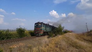 Тепловоз 2ТЭ10Л-2077А/792А "Луганка" Бессарабка [ЖДМ] Diesel locomotive 2TE10L-2077A/792A [CFM]
