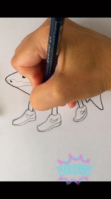 Давайте нарисуем Тралалэро Тралала 🦈