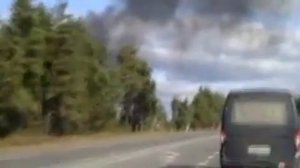Видео очевидца крушения самолета клуба Локомотив