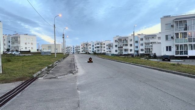 Картинг из гироскутера. Как едет ч.2 смотреть онлайн