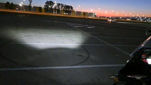 Как светят доп. фары Future eyes f150 на Kove 500x