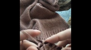 Вязание спицами. Полуторная резинка спицами.