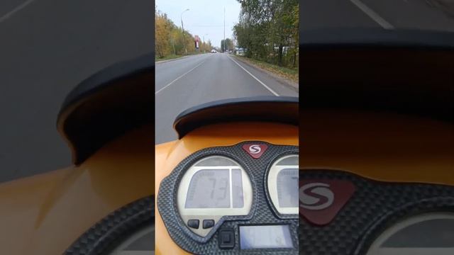 Максималка на STELS TACTIC 50. 78км.в час. 11 октября 2024 г.