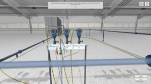 Профиль скоростей в сечении трубопровода